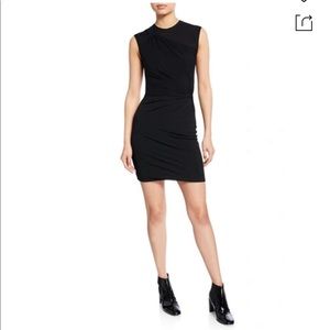 NWT T by Alexander Wang Black sleeveless Crepe Jersey Dress